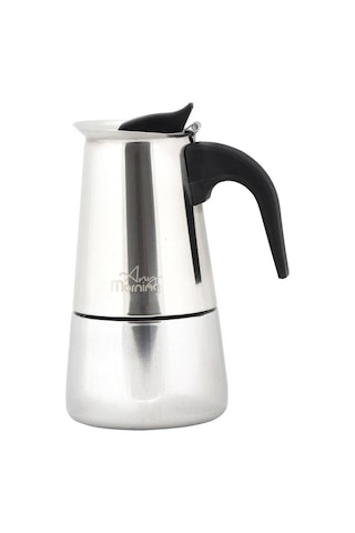 Any Morning FE001-6 Paslanmaz Çelik İndüksiyonlu Espresso Kahve Makinesi 300 Ml
