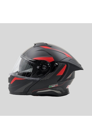 Arwic AR950 Torino Çene Açılır Ece-R 22.06 Motosiklet Kaskı Siyah