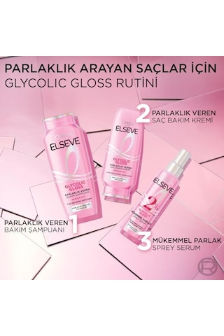 L'oreal Paris Elseve Glycolic Gloss Parlaklık Veren Saç Bakım Kremi 250ml