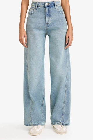 Defacto Wıde Leg Yüksek Bel Düz Paça Uzun Jean Pantolon G4957ax26spnm85 İndigo-nm85