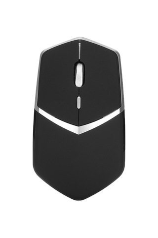 Kablosuz Fare Bluetooth 2.4ghz Usb Type C Şarj Edilebilir 800 1200 1600dpı 4 Düğmeli Ofis Faresi Dizüstü Bilgisayar İçin Siyah