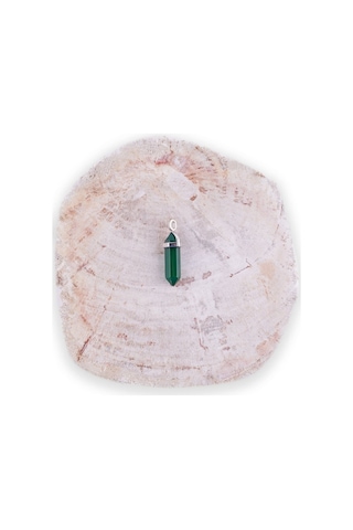 Yeşil Akik Kolye Ucu Model 1