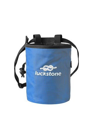 Luckstone-açık Kamp Tırmanma Tebeşir Çantası Ayarlanabilir Bel-mavi Mavi