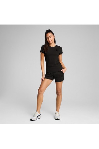 Puma Ess Elevated Tee Siyah Kadın Spor Tişört - 690894 01 Siyah