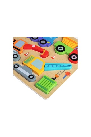 Ahşap Puzzle İş Makinaları