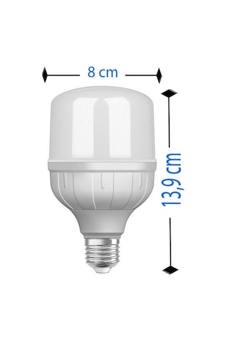 Philips TrueForce 20W (55W) Torch Led Ampul Beyaz 6500K - Jumbo Pazar Lambası 13,9 cm