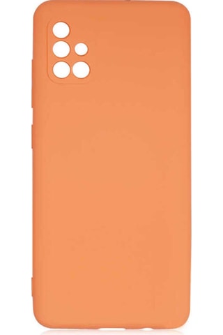 Galaxy A51 Kılıf Zore Mara Lansman Kapak Turuncu