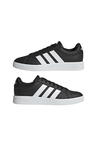 Adidas Grand Court Base Unısex Spor Ayakkabı - Hq0082 Siyah