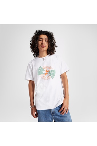 Converse Distorted Erkek Beyaz T-shirt
