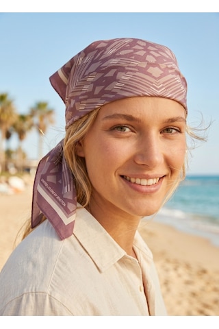 United Colors Of Benetton Flora Bandana/fular -1020-47 47 Mürdüm