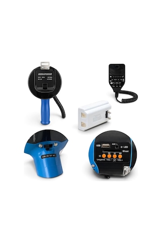 Magicvoice Mv-4190 Megafon Bt-usb-aux-sd Girişli Şarjlı Mikrofonlu