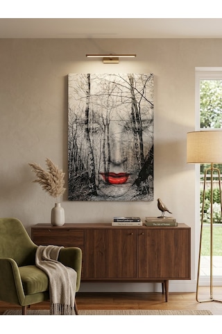 Tablo 60x90 Cm Büyük Boy Kafe Ve Salon Hediyelik Duvar Aksesuarı Açık Kum