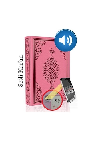 Kur'An-I Kerim Bilgisayar Hatlı Pembe Renk Hafız Boy (Kur-An 0...