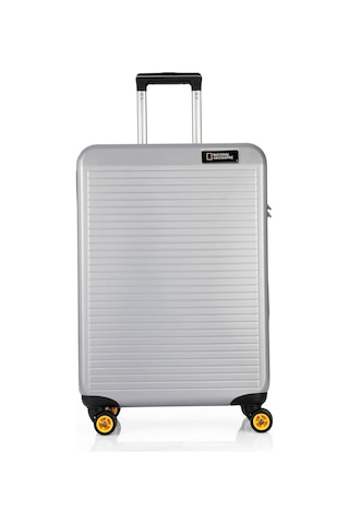 National Geographic N-2002 Küçük Boy Valiz N-2002-K-R0626 Gümüş