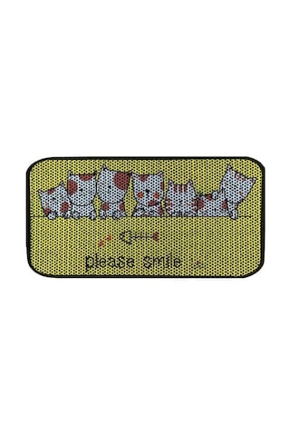 Aktunç Elekli Tuvalet Desenli Önü Kedi Kumu Paspası 60x120 Cm Desen 5