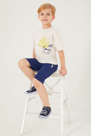 U.s. Polo Assn. Erkek Çocuk Krem Takım Krem