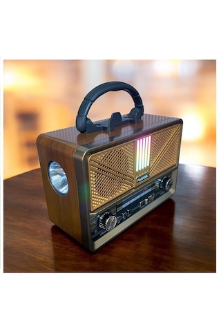 18 Cm 3 Bant Nostajik Usb Bluetooth Radyo 0513