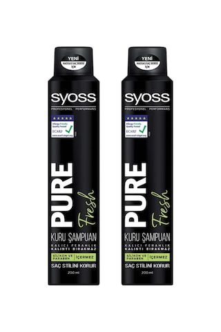 Syoss Pure Fresh Kuru Şampuan 2 x 200 ML
