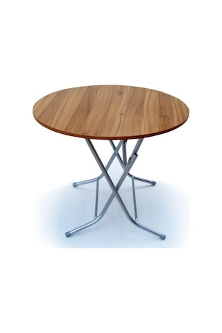 Sepettenevar Teknor 90 Cm Yuvarlak Katlanır Masa - Yemek Masası