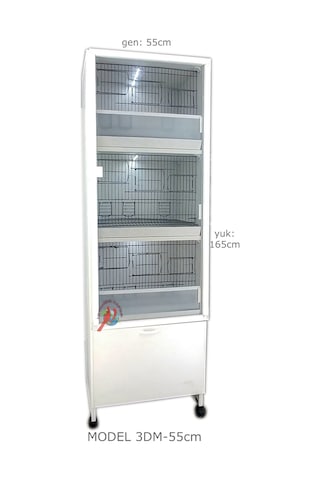 İstanbul Kafes Model 3D Pvc Kuş Dolabı