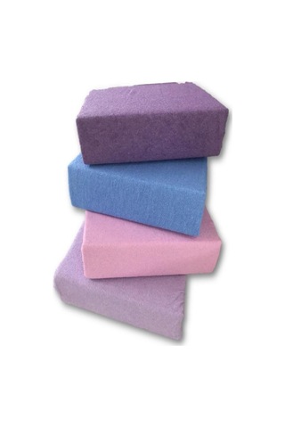 Mycey Mavi Lastikli Streç Battal Boy Havlu Çarşaf 180x200 Cm Mavi