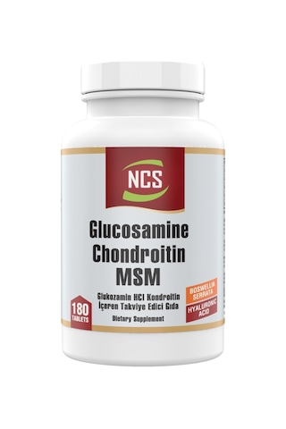 Ncs Glucosamine Chondroitin Msm 180 Tablet Boswellia Glukozamin