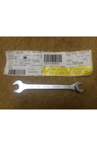Bmw 12-13 Açık Ağız Anahtar 71111103079 Büyük Kutu İçin Avadanlık