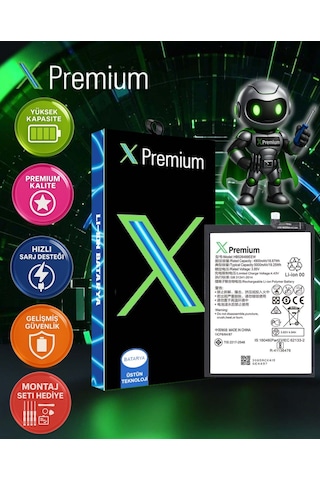 Xpremium Huawei Honor 9a Uyumlu Batarya Pil Süper Yüksek Kalite 4900/5000 Mah Hb526489eew