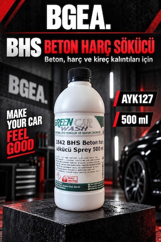 Bgea Green Car Wash Bhs Beton Ve Harç Sökücü 500 Ml