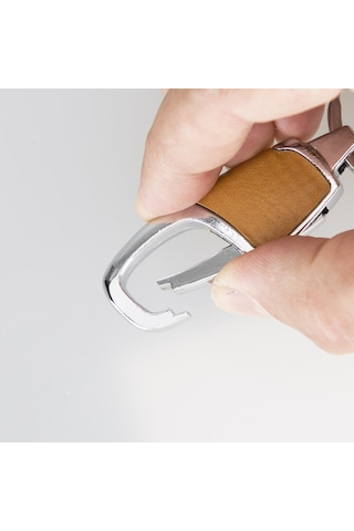 Deri Anahtarlık Bkr13 V9 Taba