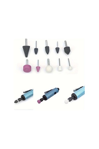 Dashanshop 15pcs Profesyonel Hava Die Grinder Seti 1 4 Ve 1 8 Collets Gravur Cila Ve Oyma Endustriyel Kullanım