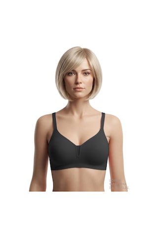 Cottonill Seamless Bra - Eloria Lazer Kesim Dikişsiz Balensiz İz Bırakmayan Tül Detaylı Sütyen 3'lü Paket Çok Renkli