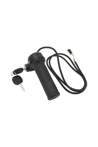 Xindoker Elektrikli Bisiklet Ve Scooter İçin Su Geçirmez Hız Kontrolü, Geri Vites Ve Anahtar Kilidi İle Kauçuk Tutamak Diğer