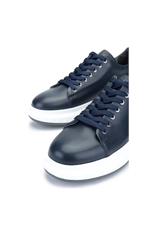 Tamer Tanca Erkek Hakiki Deri Lacivert Sneakers & Spor Ayakkabı 381 19669 Erk Ayk Y24 Lacıvert Lacivert