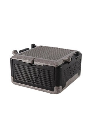 Dolıty Köpük Gıda Taşıyıcısı Kapaklı M-siyah-gri M Siyah Gri Çok Renkli