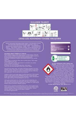 Air Wick Freshmatic Oda Kokusu Makine + 70 Gün Etkili Lavanta Yedek 250 ML