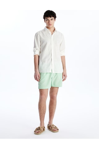 Lcw Swımwear Yeşil Kısa Boy Basic Erkek Deniz Şortu