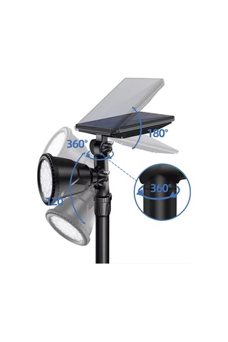 Forlife 30watt Fonksiyonel Solar Çim / Bahçe Aydınlatma Armatürü Rgb