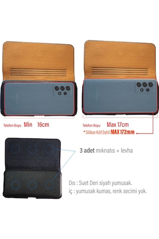 Redmi Note 12 Uyumlu Kılıf Kemer Kılıfı Yan Kemer Kılıf