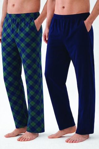 Erkek Pamuklu 2'li Tek Alt Pijama Ke10001 Lacivert