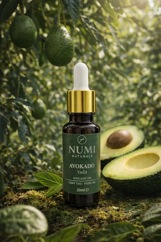 Avokado Yağı 20 Ml Soğuk Sıkım Saf Avokado Yağı Cilt, Saç Ve Bakım Yağı