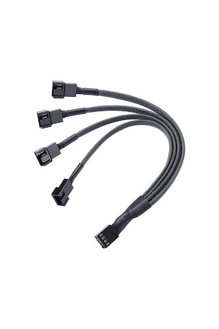 4 Pin PWM Fan Kontrol Kablosu 4p Dişi 3+3+3+4p Çoklayıcı PWM Kablo