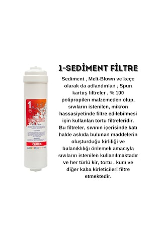 Aquahill Uyumlu Su Arıtma Cihazı Filtre Set  5'li