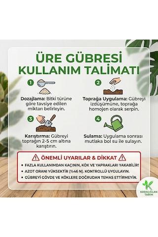 Salon Bitkileri İçin Canlandırıcı Üre Gübresi Tüm Ev Çiçeklerine Uygundur 1 Kg 1 Adet