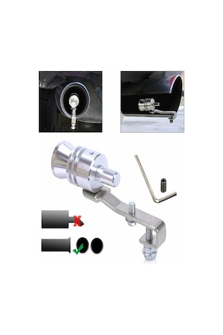 Egzoz Ucu Aparatı Islık Sesli Büyük  Eguc519