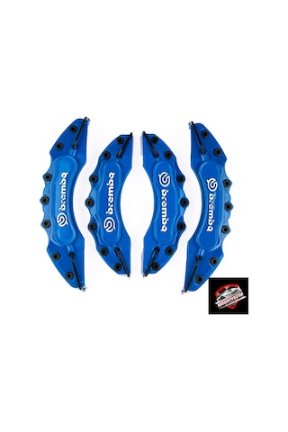 Mavi Brembo Üstü Baskılı Kaliper Kapağı 4'Lü Set