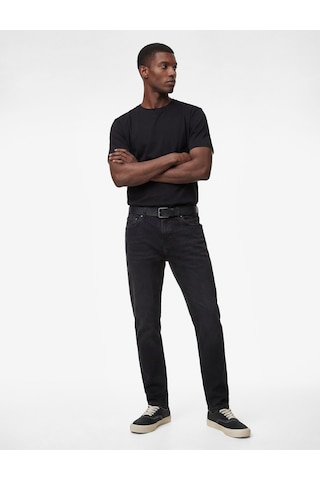 Koton Normal Bel Cepli Slim Fit Jean Pantolon- Brad Jean Siyah 6sam40177nd Siyah