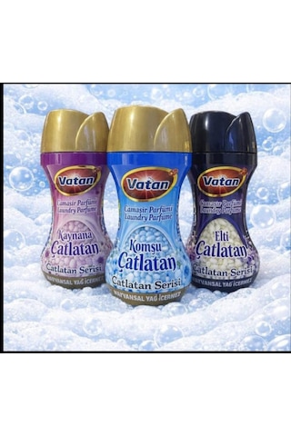 Vatan Granül Çamaşır Parfümü Ve Yumuşatıcı Kaynana Çatlatan 6 X 210 Gr 6lı Set