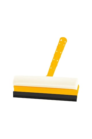 Sgs4215 Süngerli Camsil 22 Cm Cam Silme Aparatı Cam Temizleme Çekpas Sarı