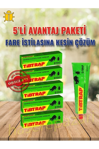 Tibtrap Zehirsiz Ultra Güçlü Fare Yapışkanı 5'l